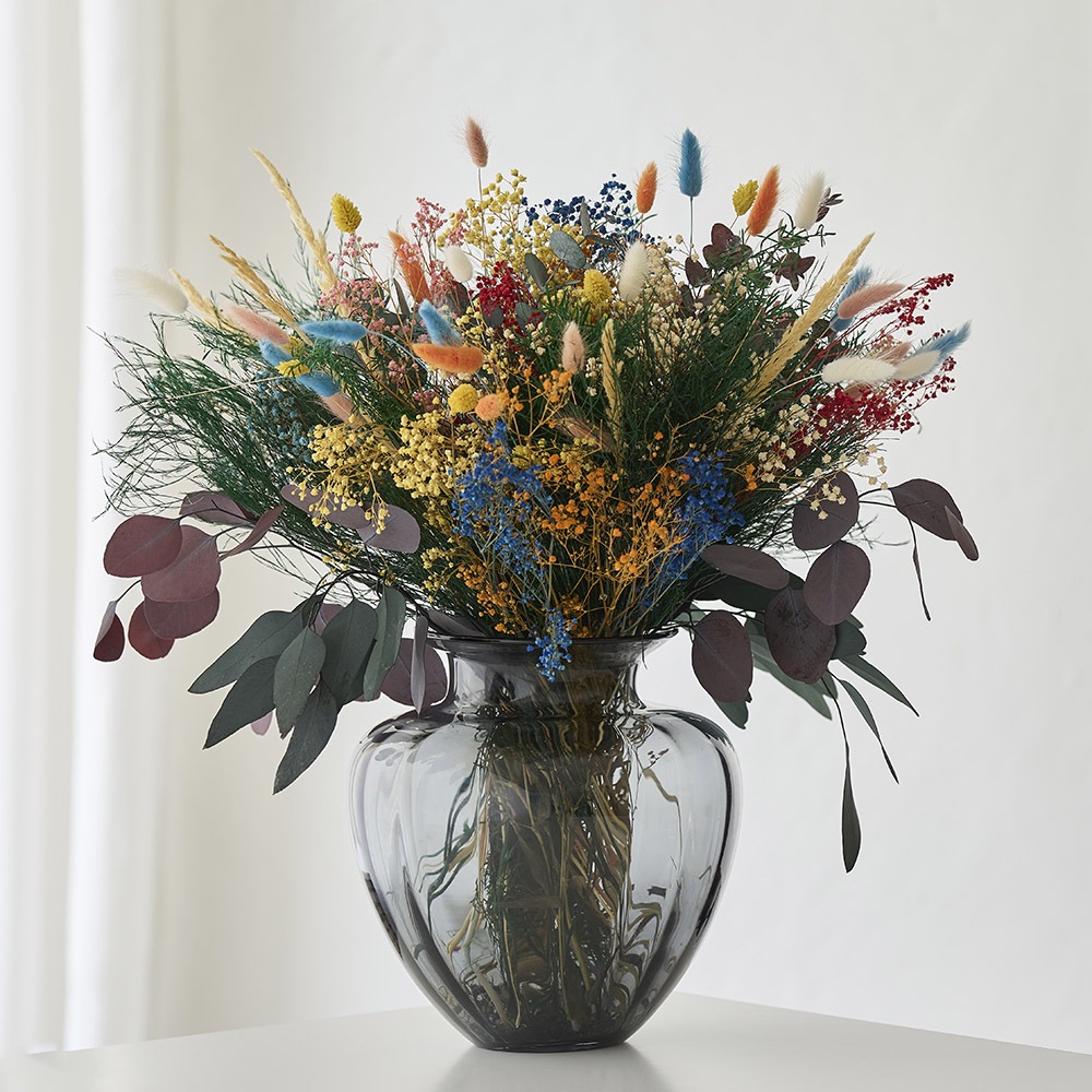 Stor evighetsbukett färgglad & festlig - Långvarig bukett | Eviga blommor